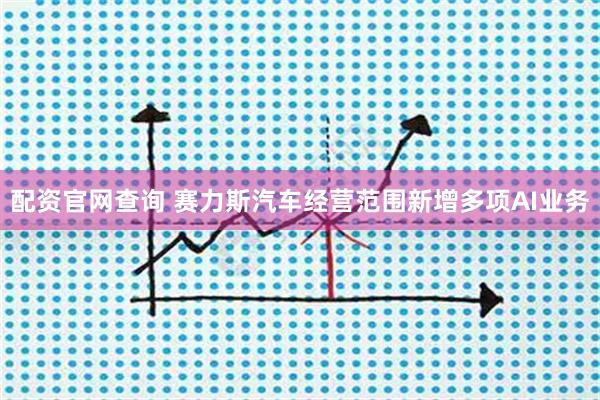 配资官网查询 赛力斯汽车经营范围新增多项AI业务